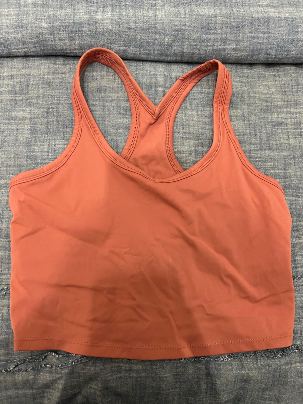 CRZ YOGA Coral Racerback Sports Bra